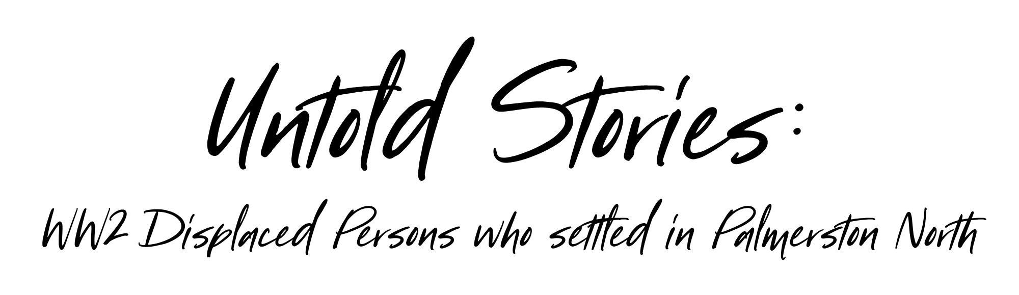 Untold Stories WW2 Displaced Persons who settled in Palmerston North